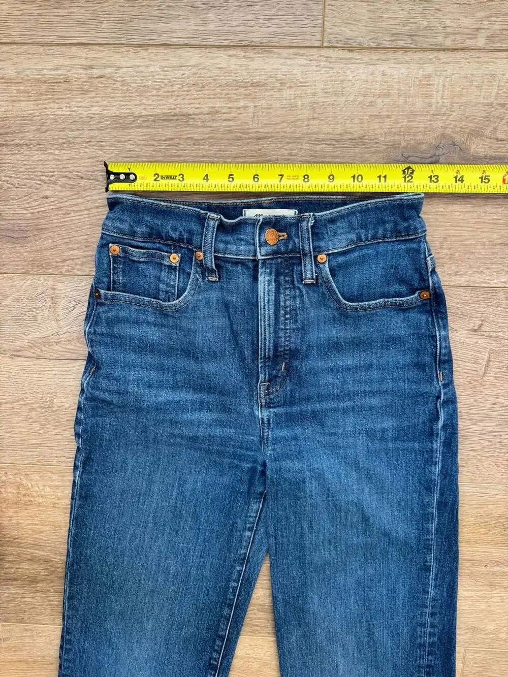Madewell Perfect Vintage Wide-Leg Jeans Women’s 26 High Rise Dark Wash